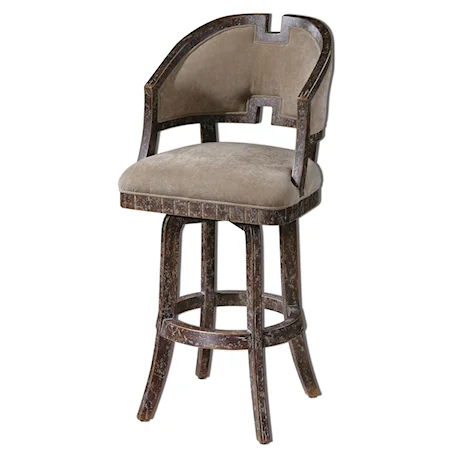 Onora Weathered Barstool